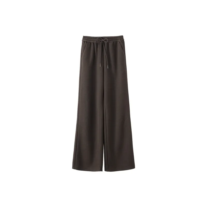 XIANGYING Casual Pants Women's Coffee-0