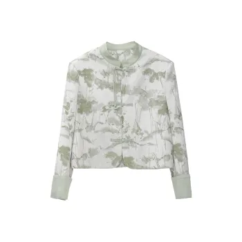 Fstudio Cropped Coats Women's Green