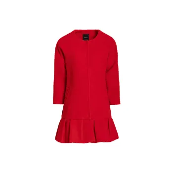 LIZZY Coats Women's Orange Red