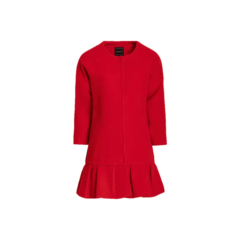 LIZZY Coats Women's Orange Red-0