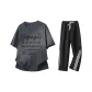 Dark Gray+Black Pants