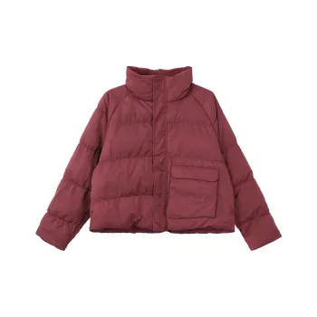 Jordan Puffer Jacket Women's Cherry Wood Red
