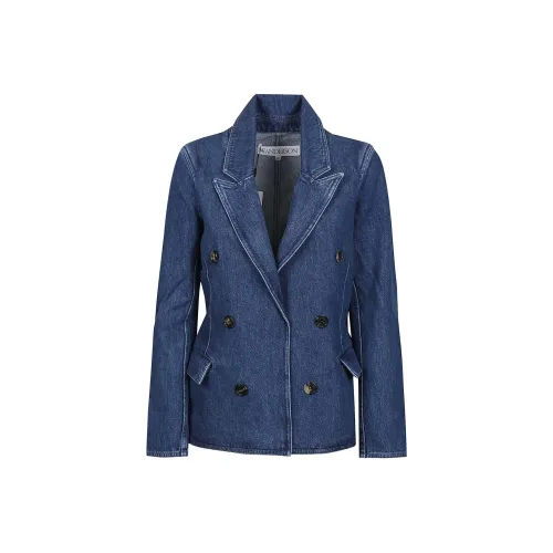 JW Anderson Logo Patch Denim Schwarz jacket