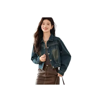 CARBAMMI Denim Jacket Women's Blue