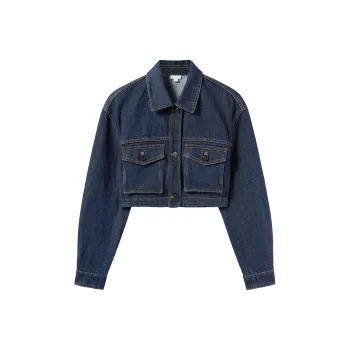 Miss Sixty Denim Jacket Women's Black Blue