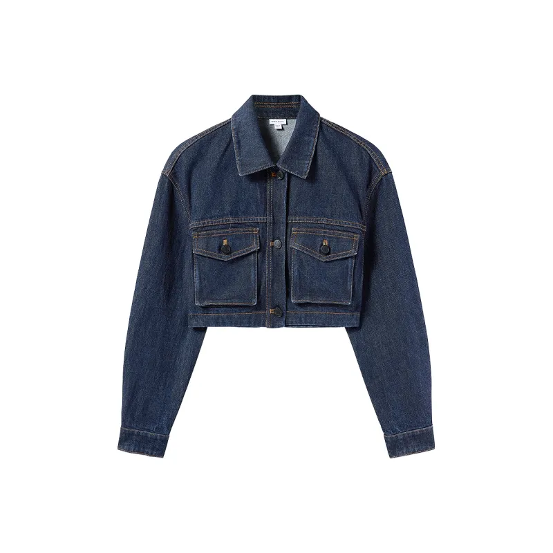 Miss Sixty Denim Jacket Women's Black Blue-0