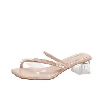 LXVB Rubber Sole Slip Resistant Slide Slippers Women's