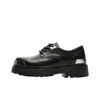 MADALLO Abrasion Resistant Height Increasing Low Top Casual Shoes Unisex Black