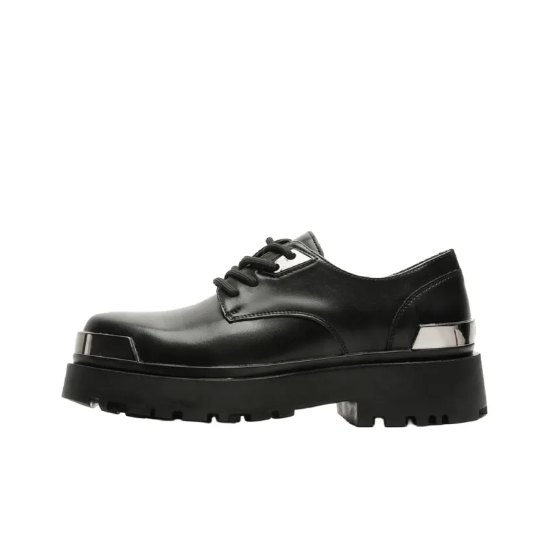 MADALLO Abrasion Resistant Height Increasing Low Top Casual Shoes Unisex Black-0