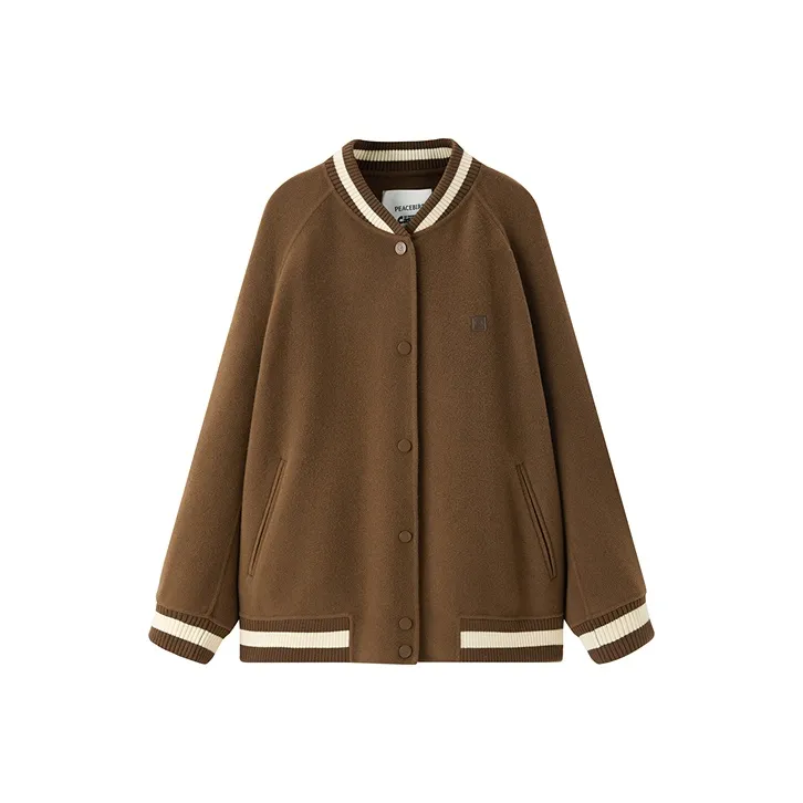 PEACEBIRD x CASPER Baseball Jacket Women's-4