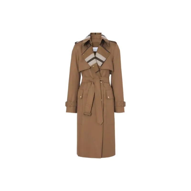Burberry Trench Coats Women's Warm Walnut-0