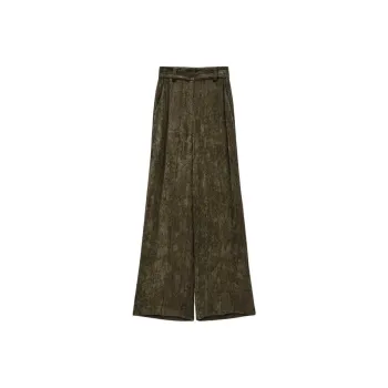 INSUN Casual Pants Women's Olive Green