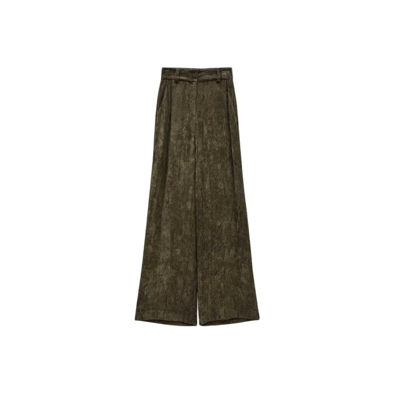 INSUN Casual Pants Women's Olive Green-0