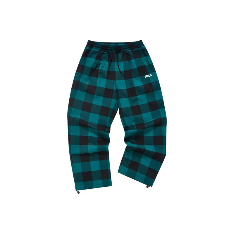 FILA FUSION BASEBALL Series Knitted Sports Pants Women's Navy-0