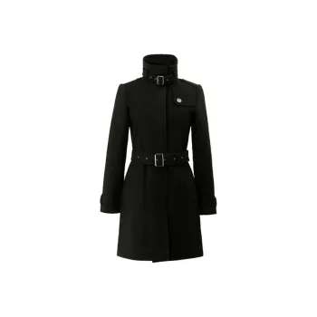 Burberry Velvet Jackets Women's Black