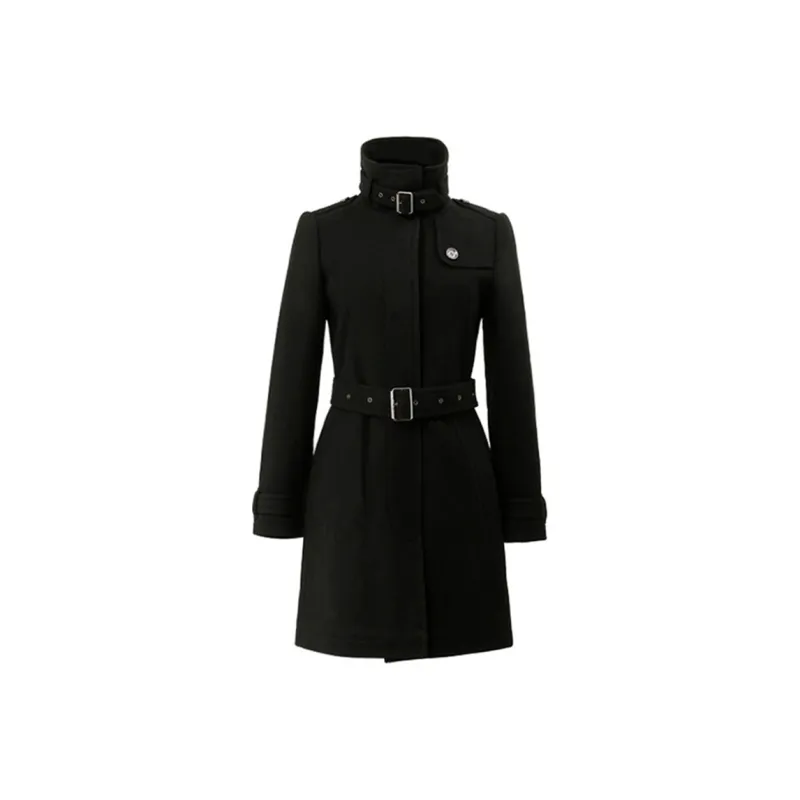 Burberry Velvet Jackets Women's Black-0