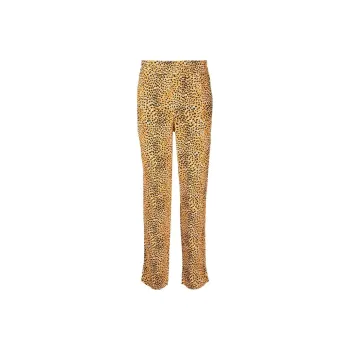 GANNI Knitted Sweatpants Women's Yellow