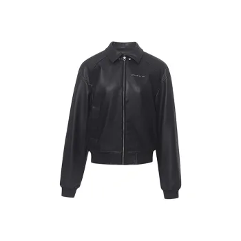 Ariseism Leather Jackets Women's Black