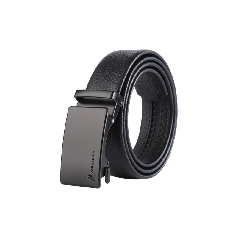 MEXICAN Cow Leather Belts Men's 3.5cm-0