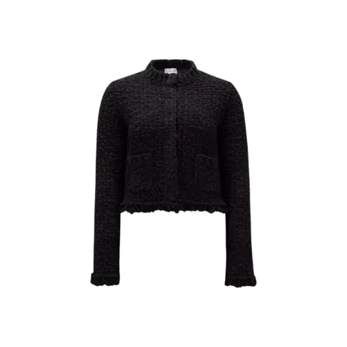 Moncler Velvet feel Coat Women's Black