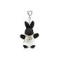 Black-Knitted Fabric Overalls Bunny
