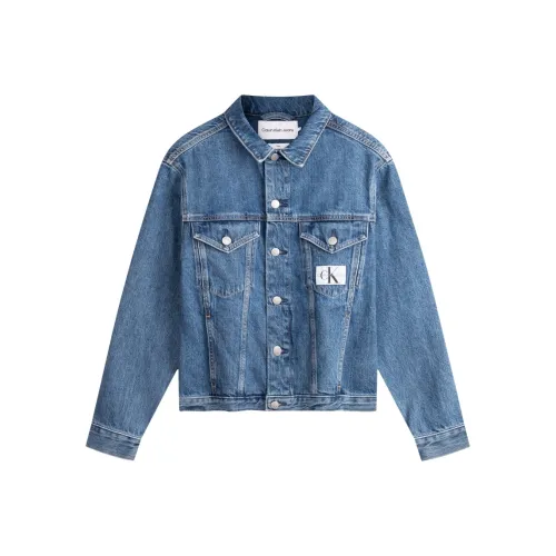 CALVIN KLEIN Denim Jacket Women's Light Blue