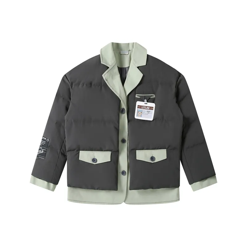 LIT LAB Puffer Jackets Unisex-2