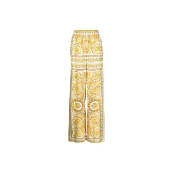 VERSACE Casual Pants Women's Gold