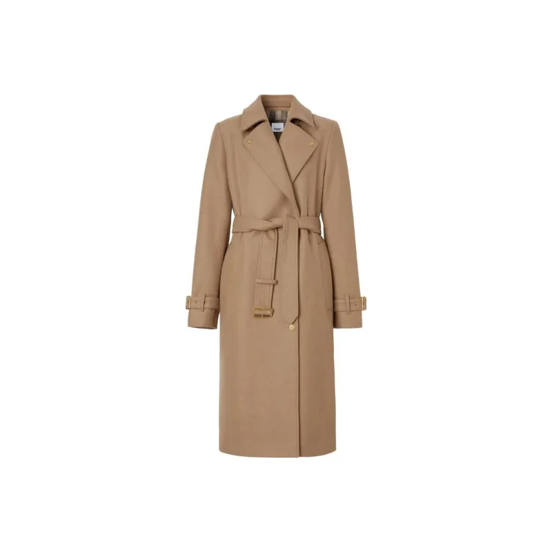 Burberry Velvet Jackets Women's Camel-0