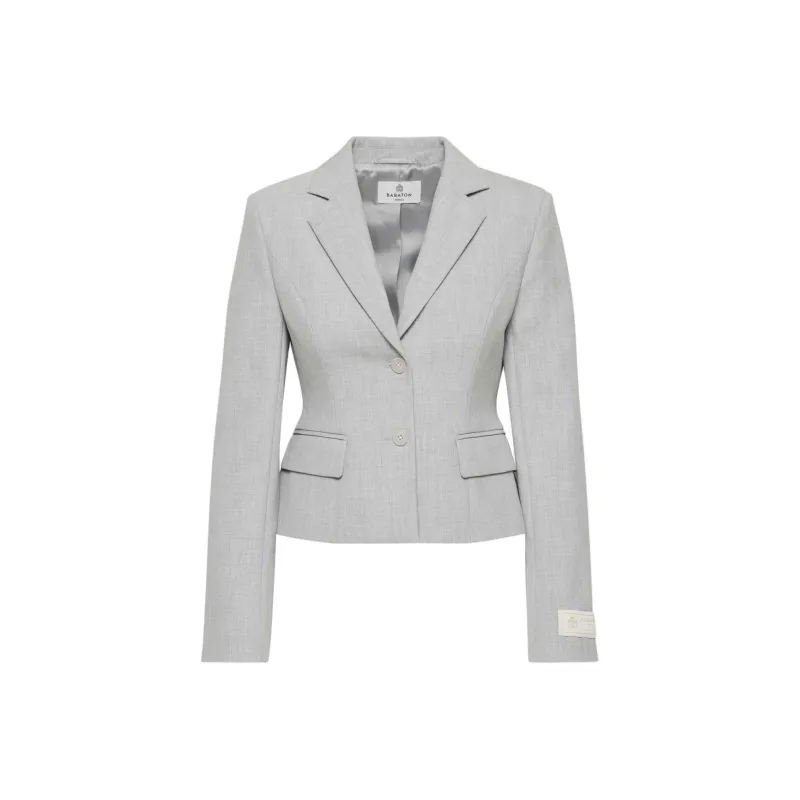 ARITZIA FW24 Babaton Curate Blazer Business Suit Women's Heather Chrome Gray-0