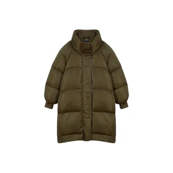 Maje Puffer Jacket Women's Khaki