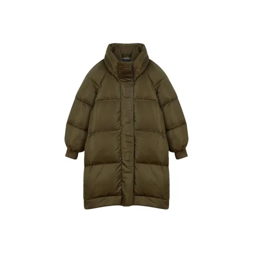 Maje Puffer Jacket Women
s Khaki