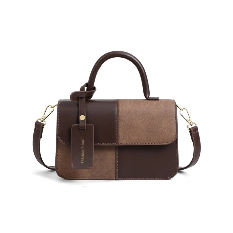 PT'SON Synthetic Leather Handbag, Shoulder Bag, Crossbody Bag, Small Square Bag Regular Women's Multicolor-5
