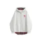 Heather Gray & Red[Thickened and Fleece-Lined]