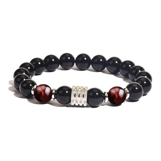 LuluCanaan Obsidian Bracelets Unisex-4