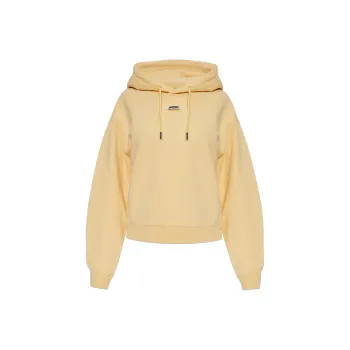 Jacquemus Logo Patch Drawstring Hoodie