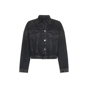 AMIRI Oversized Trucker Denim Jacket 'Black'