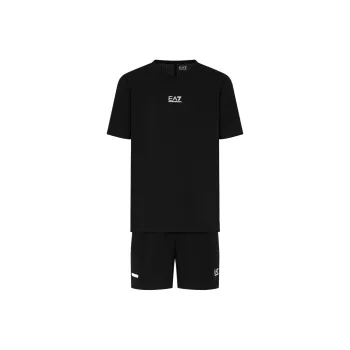 EMPORIO ARMANI Logo print T shirt And Short Set