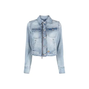 COURREGES Zipped Denim Jacket