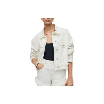 ALLSAINTS Denim Jackets Women's White