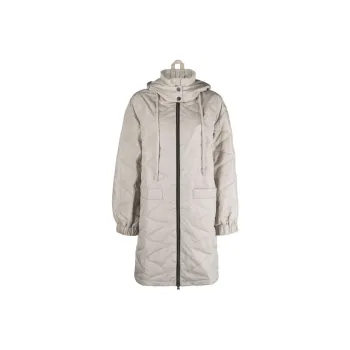 BIMBA Y LOLA Hooded Padded Zip-up Jacket