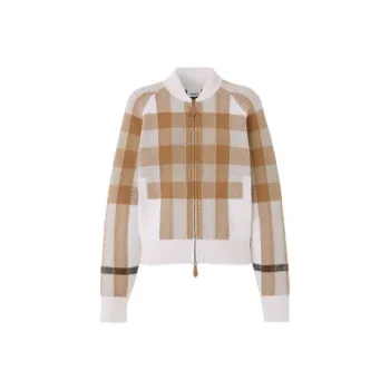 Burberry Cropped Coat Women's Beige