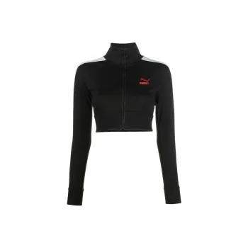 PUMA X Dua Lipa T7 Cropped Coats Women's Black