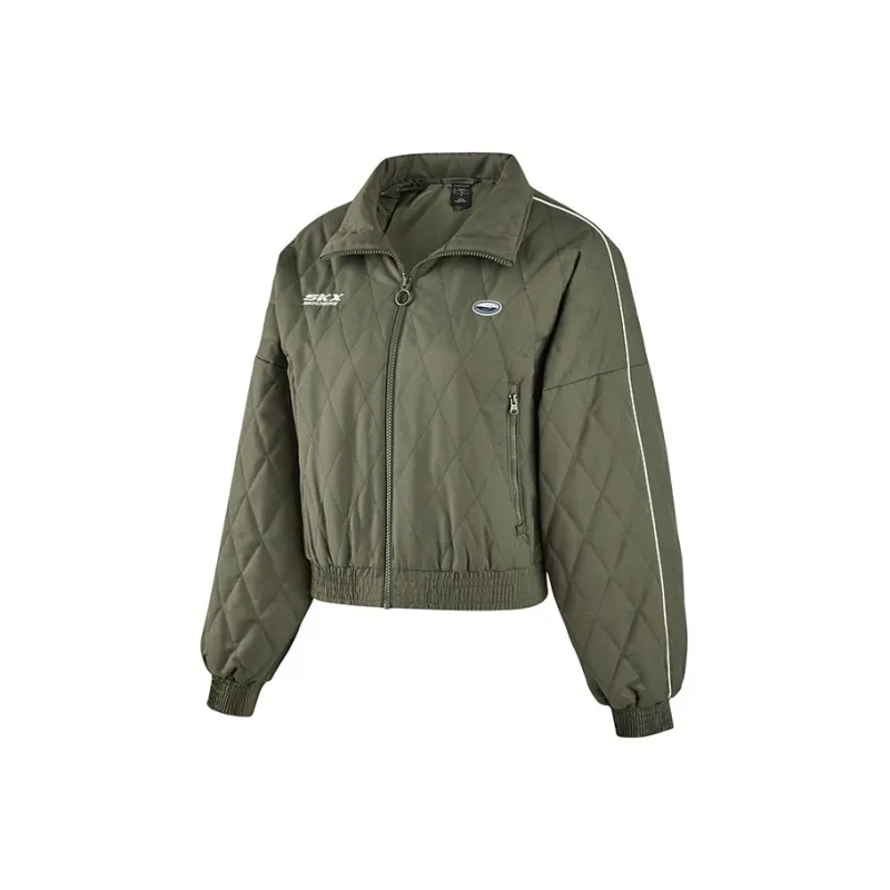 Skechers Puffer Jacket Women's Grass Army Green-0