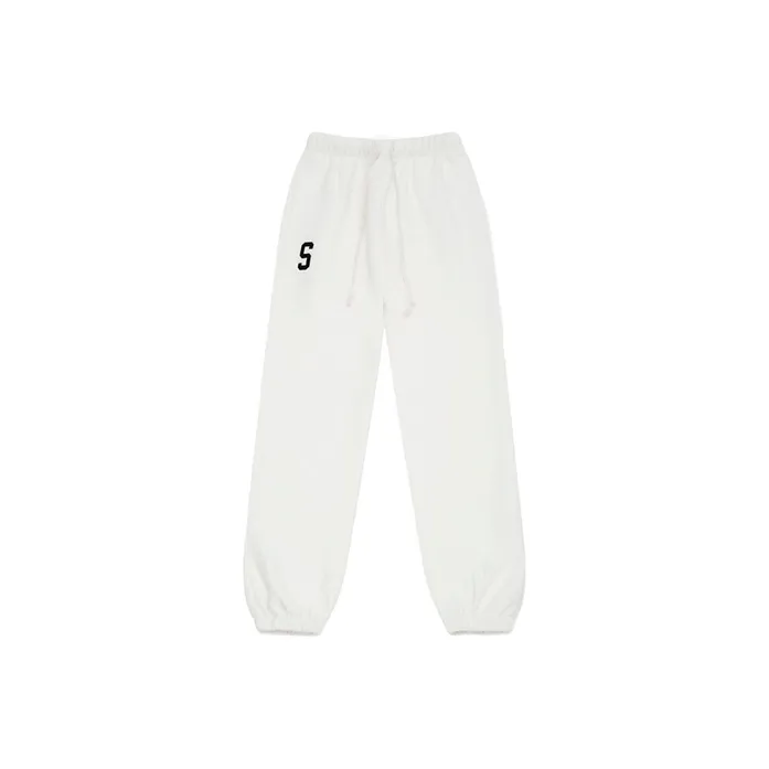 SMFK Knitted Sweatpants Unisex Sky White-0
