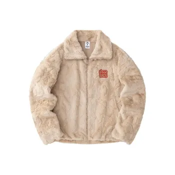 Anta Life Collection Velvet feel Coat Women's Camel Milk Tea