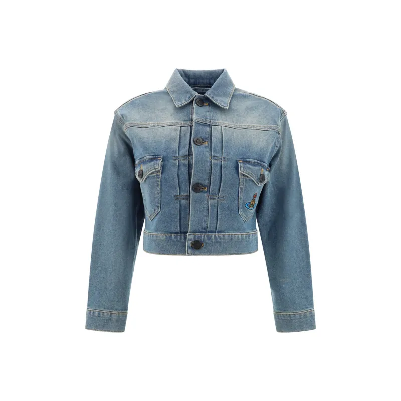 Vivienne Westwood Marlene Buttoned Cropped Jacket-0