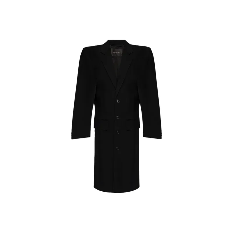 Balenciaga Single Breasted Mid Length Coat-0