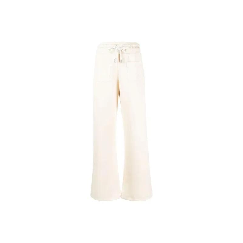 OFF WHITE Logo embroidered Flared Track Pants-0