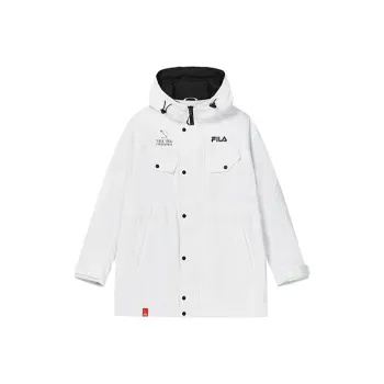 FILA Puffer Jacket Winter Women's Standard White